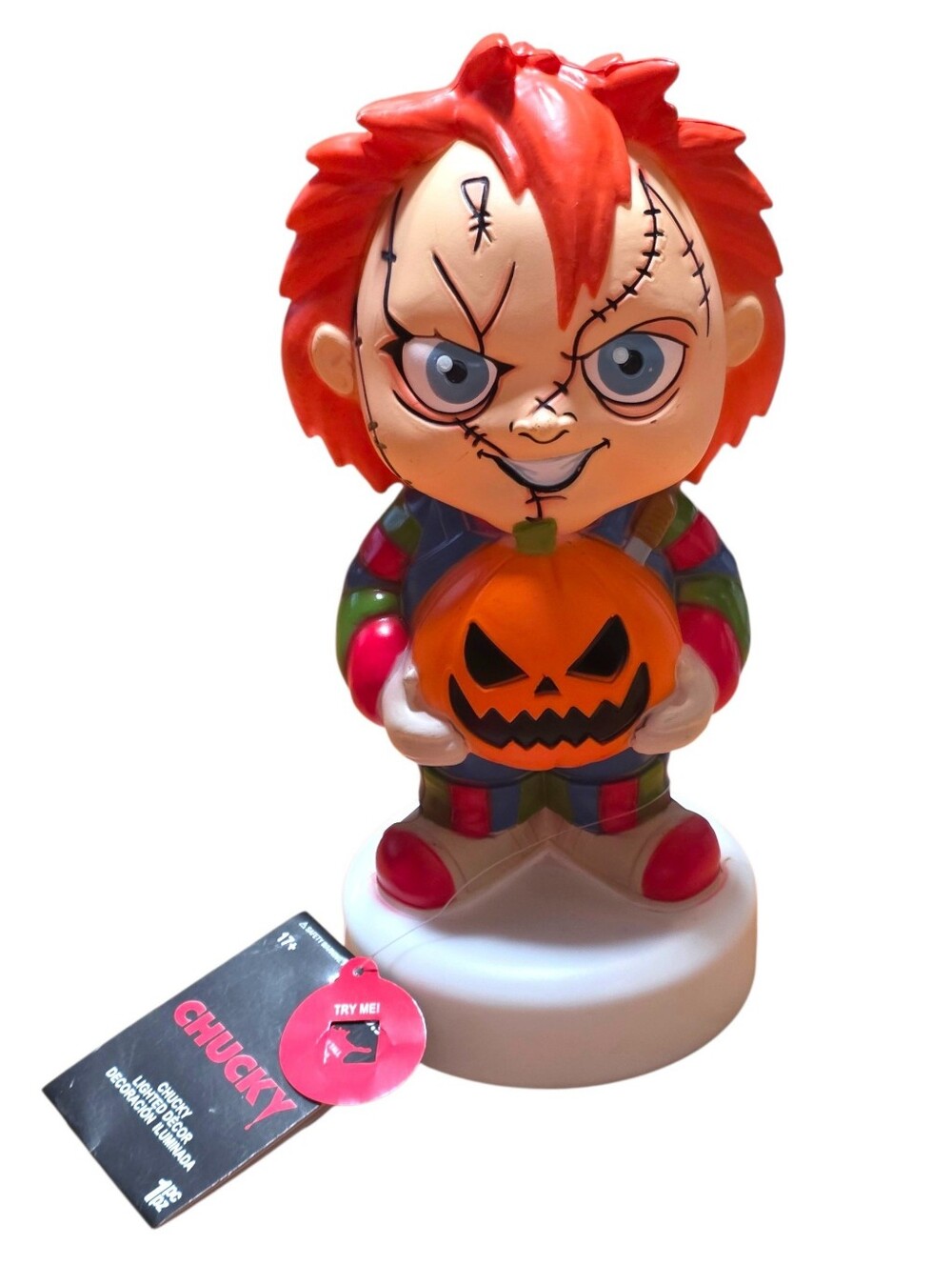 Gemmy - Chucky Halloween Blow Mold with Jackolantern - Universal City Studios